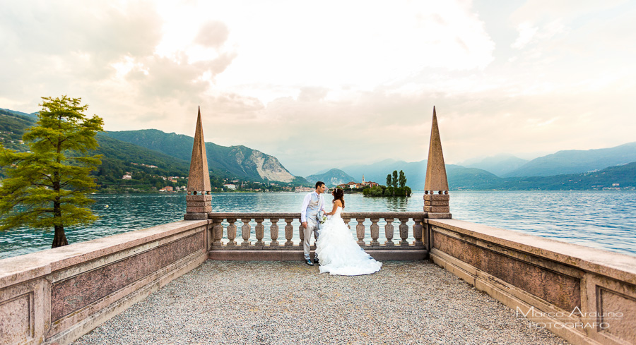 fotografo matrimonio isola Bella e Pescatori lago Maggiore