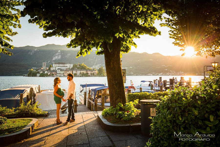 fotografo gravidanza lago orta Maggiore novara