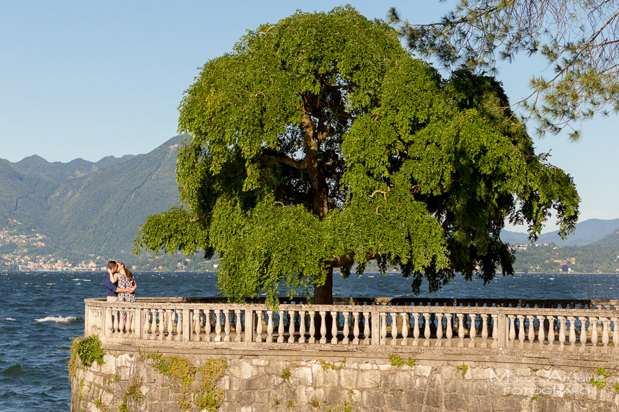 engagement sul lago maggiore