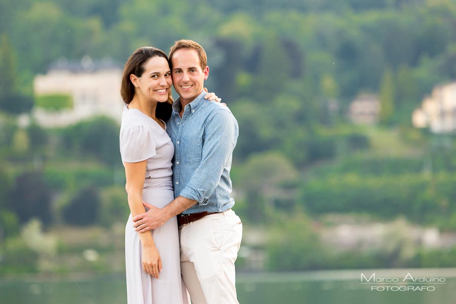 engagement sul lago maggiore