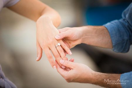 proposta di matrimonio sul lago Maggiore