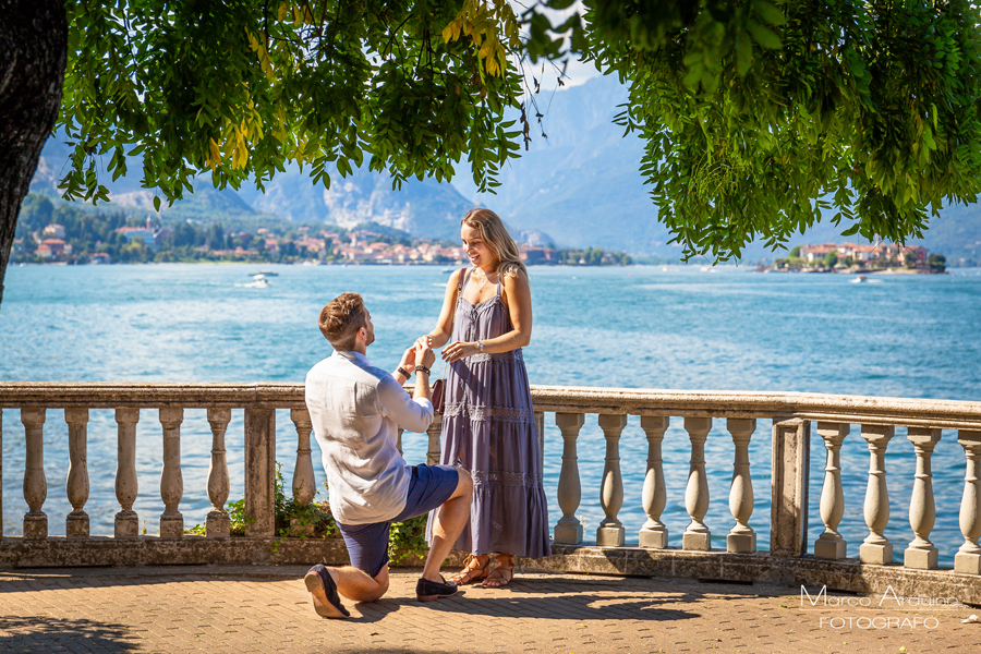 proposta di matrimonio a Stresa