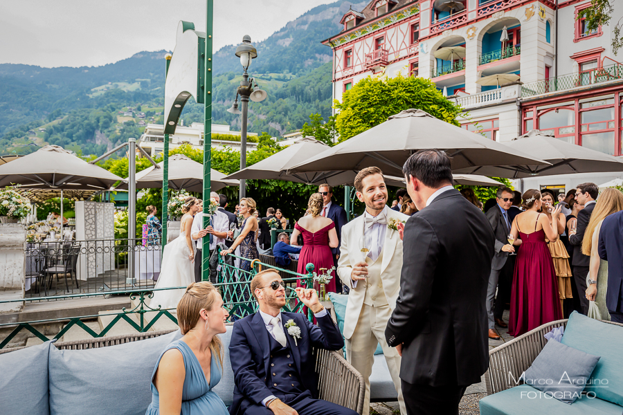 Matrimonio a Vitznauerhof in Svizzera